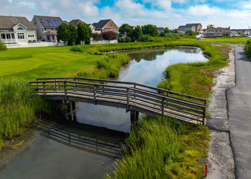 Bridge on golf course